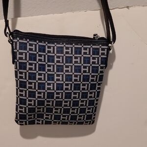 Stylish Blue and White Patterned Women's Bag Rand New